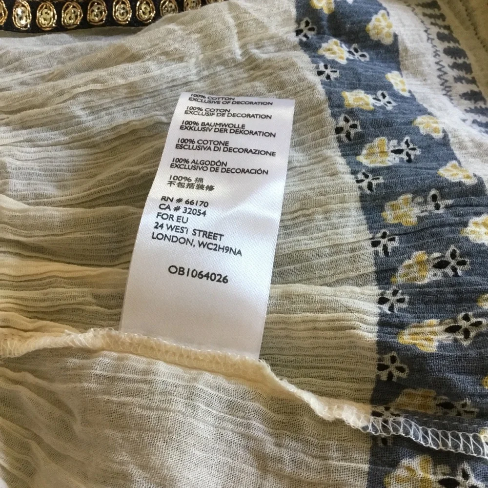 Free People Gardenia Floral Tunic Top - Picture 11 of 11